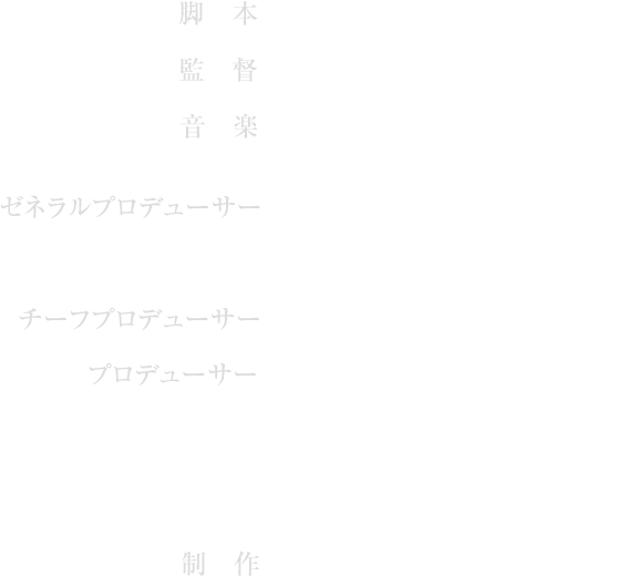 脚本　寺田敏雄、監督　石原興、音楽　平尾昌晃、ゼネラルプロデューサー　森山浩一（ＡＢＣ）、内山聖子（テレビ朝日）、チーフプロデューサー　武田功（松竹）、プロデューサー　飯田新（ＡＢＣ）、 山川秀樹（テレビ朝日）、渡邊竜（松竹）、 制作　ＡＢＣ・テレビ朝日・松竹